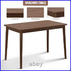 3 Pieces Rectangular Kitchen Dining Table Breakfast Table Set Dining Room K5P9