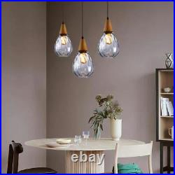 3X Bar Glass Pendant Light Lamp Home Ceiling Lights Kitchen Chandelier Lighting