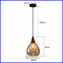 3X Bar Lamp Kitchen Glass Pendant Lights Shop Ceiling Lights Chandelier Lighting