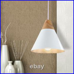 3X Bar Lamp White Pendant Light Wood Ceiling Lights Kitchen Chandelier Lighting