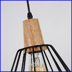 3X Kitchen Pendant Light Home Lights Bar Ceiling Lamp Black Chandelier Lighting