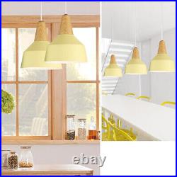3X Kitchen Pendant Light Wood Ceiling Light Bar Lamp Bedroom Chandelier Lighting
