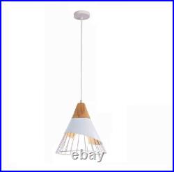 3X Kitchen Pendant Lighting White Lamp Wood Ceiling Lights Bedroom Pendant Light