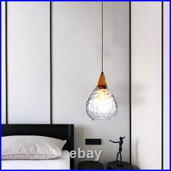 3pcs Glass Pendant Light Bar Lamp Kitchen Ceiling Light Home Chandelier Lighting
