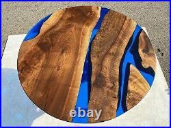 48 Epoxy Resin River Dining Table Top / Epoxy Center Table Home Decor