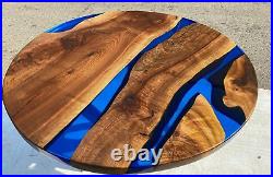 48 Epoxy Resin River Dining Table Top / Epoxy Center Table Home Decor