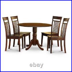 5 Pc Kitchen nook Dining set-small Table and 4 Dining Chairs