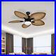 52-Palm-Leaf-Ceiling-Fan-LED-Light-Tropical-Style-with-Remote-Natural-Blades-01-dc