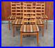 6x-Dining-Room-Chairs-Vintage-Designer-Wood-60er-Sprossenstuhl-Danish-60s-C-01-sn