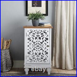 Accent Storage Cabinet Sideboard Living Room Side End Table Bedroom Nightstand