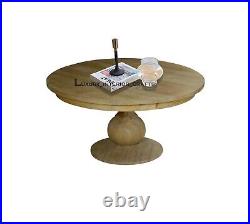 Antique Dining Table Coffee Table Rustic Solid Wooden Handmade Furniture