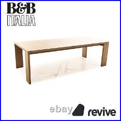 B&B Italia Apta Rectangular Table Wood Dining Table Oak Braun Designer Antonio