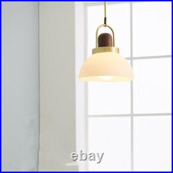 Bar Pendant Light Glass Lamp Kitchen Chandelier Lighting Wood Home Ceiling Light