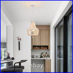 Bar Pendant Light Shop Wood Lamp Kitchen Chandelier Lighting Home Ceiling Lights