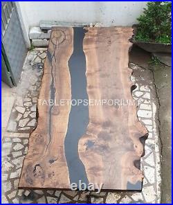 Black River Acacia Wood Epoxy Dining Table Resin Epoxy Resin Living Room Decors