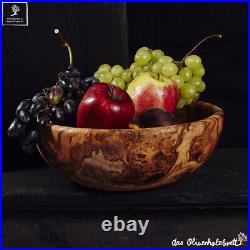 Bowl Salat Bowl Fruit Bowl Rice Bowl Olive Wood Round Large 28cm