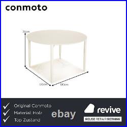 Conmoto Mito Wood Dining Table Light Gray 120 X 75 CM