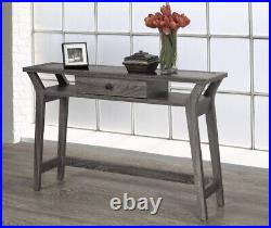 Console Table with Storage, Grey