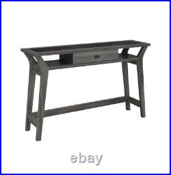 Console Table with Storage, Grey