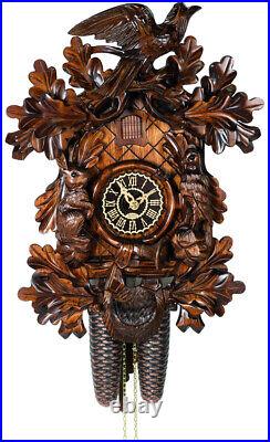 Cuckoo clock black forest 8 day original german Black Forest hand carved