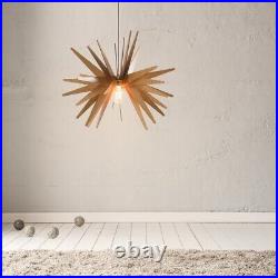 DEZAART EXPLOSION Wood Pendant Light Modern Industrial Design