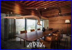 Designer creative modern LED solid wood ceiling lamp Dining Room pendant light