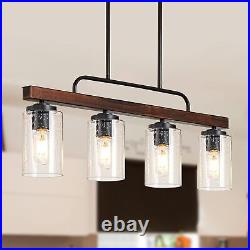 Dining Room Light Fixture 4-Light Kitchen Island Lighting Farmhouse Chandelier