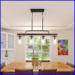 Dining Room Light Fixture 4-Light Kitchen Island Lighting Farmhouse Chandelier