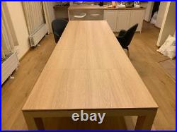 Dining Table Extensible Modern Oak Design Hall Living Room Kitchen