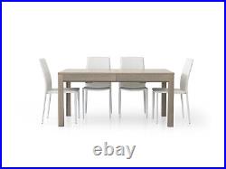 Dining Table Extensible Modern Oak Grey Design Hall Living Room