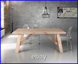 Dining Table Oak Veneer Modern Design Home Living Room Studio