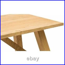 Dining Table Oak Veneer Modern Design Home Living Room Studio