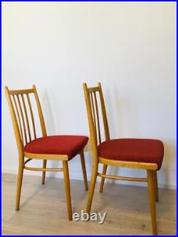 Dining Vintage Wood Chair from 1950s Czechoslovakia