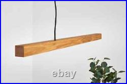 Dining lamp Wooden lamp Minimalist beam chandelier Modern Home Ceiling Light