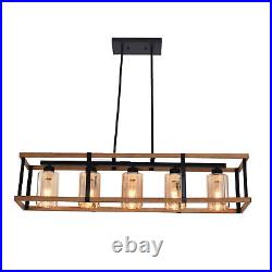 E26 Industrial Dining Room Light Kitchen Island Light Hanging Light Chandelier