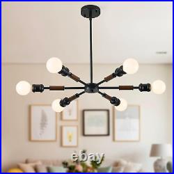 Farmhouse Wagon Wheel Chandelier for Bedroom Living Kitchen Dining Room