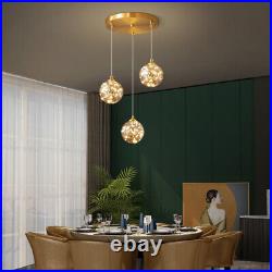 Gold Dining Room Pendant Light Bedroom Chandelier Light Led Bar Ceiling Lights