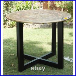 Handmade Living Room Table/Farmhouse Folding Round Furniture Desk/Dining Table