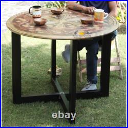 Handmade Living Room Table/Farmhouse Folding Round Furniture Desk/Dining Table