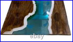 Handmade Natural Wood Epoxy Resin Dining Room Tabletops for Home Décor Furniture