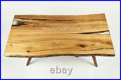 Handmade Wooden Dining Center Table Top Acacia Wood Traditional Furniture Decors