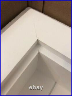 IMPERFECT 14x24 White Aiden Recessed Wall Niche with 1 Shelf and Beadboard Back