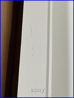 IMPERFECT 14x24 White Aiden Recessed Wall Niche with 1 Shelf and Beadboard Back