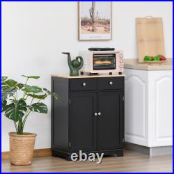 Kitchen Storage Cabinet, Sideboard Floor Cupboard with 2 Drawers