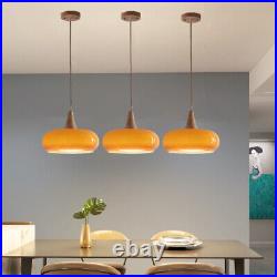 Orange Dining Room Pendant Lights Industrial Chandelier Light Bar Ceiling Lights