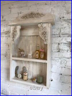 Painted Cottage Shabby Chic Hand Made Solid Wood Shelf