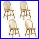 Set-of-4-Vintage-Windsor-Dining-Side-Chair-Wood-Spindleback-Kitchen-Room-Natural-01-po