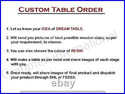 Smoky Agate Table, Home decor Furniture, Handmade table, Agate Custom table top