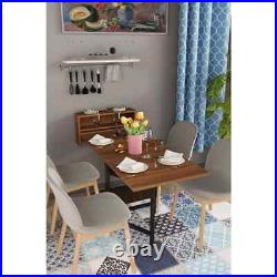 Space Saving Wall Mounted Foldable Dining Table Murphy Folding Kitchen Table