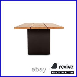 Venjakob ET244 Wood Dining Table Braun Black Metal Oak Veneered 250 X 110 CM